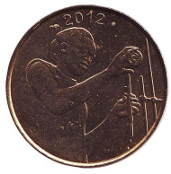 Монета 25 франков. 2012 год, Западные Африканские Штаты. Монета 25 франков. 2012 год, Западные Африканские Штаты.