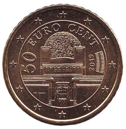 Монета 50 центов. 2019 год, Австрия.