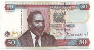 Банкнота 50 шиллингов. 2010 год, Кения. Банкнота 50 шиллингов. 2010 год, Кения.