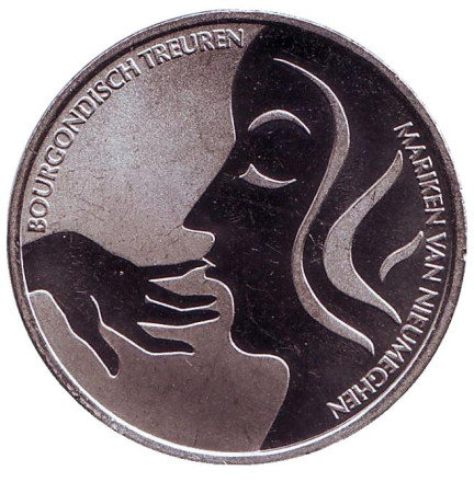 2000 лет Неймегену. Бургундский траур. Памятный жетон. 1 крона, 2005 год, Нидерланды.