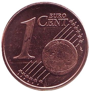 Монета 1 цент, 2013 год, Финляндия. Монета 1 цент, 2013 год, Финляндия.