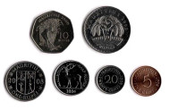Набор монет Маврикия (6 шт). 1992-2007 гг., Маврикий. Набор монет Маврикия (6 шт). 1992-2007 гг., Маврикий.
