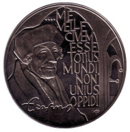 Монета 10 экю. 1991 год, Нидерланды. Дезидерий Эразм Роттердамский. Монета 10 экю. 1991 год, Нидерланды. Дезидерий Эразм Роттердамский.