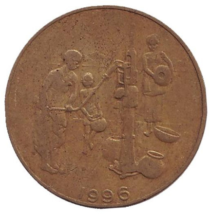 Монета 10 франков. 1996 год, Западные Африканские Штаты.