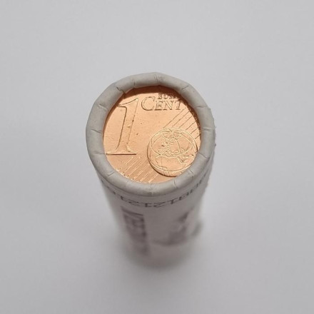 Монета 1 цент. 2016 год (A), Германия. Ролл (50 монет).