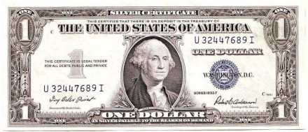 Банкнота 1 доллар. 1935 год, США. (Серия "F")