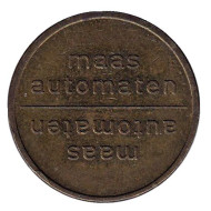 Maas Automaten. Жетон кофейного автомата. Нидерланды.  Maas Automaten. Жетон кофейного автомата. Нидерланды.
