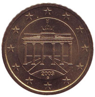 Монета 50 центов. 2003 год (G), Германия.
