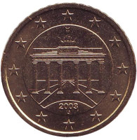 Монета 50 центов. 2003 год (J), Германия.