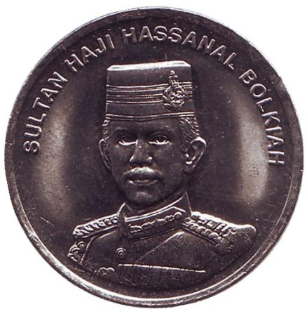 Монета 20 сен. 2009 год, Бруней. Султан Хассанал Болкиах.