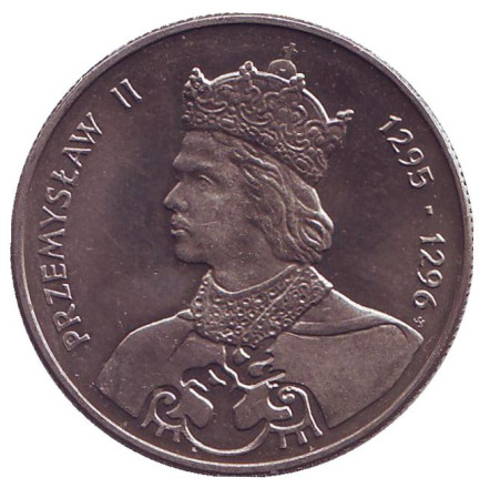 Монета 100 злотых, 1985 год, Польша. Пржемыслав II.
