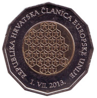 Вступление Хорватии в Евросоюз. 25 кун. 2013 год, Хорватия. Вступление Хорватии в Евросоюз. 25 кун. 2013 год, Хорватия.
