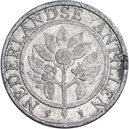 Монета 5 центов, 1989 год, Нидерландские Антильские острова. Цветок апельсинового дерева. Монета 5 центов, 1989 год, Нидерландские Антильские острова. Цветок апельсинового дерева.