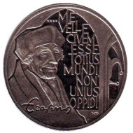Монета 2,5 экю. 1991 год, Нидерланды. Дезидерий Эразм Роттердамский. Монета 2,5 экю. 1991 год, Нидерланды. Дезидерий Эразм Роттердамский.