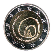 Монета 2 евро. 2013 год, Словения. 800 лет со дня открытия пещеры Постойна (Постойнска-Яма). Монета 2 евро. 2013 год, Словения. 800 лет со дня открытия пещеры Постойна (Постойнска-Яма).