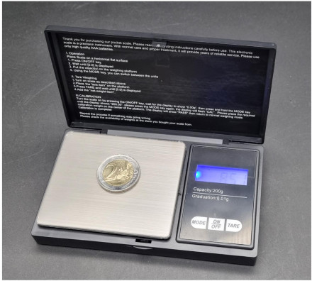 Карманные электронные весы для монет, ювелирных изделий. 0,01-200 гр. Производство Китай.