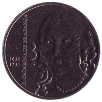 Екатерина Брагансская. Монета 5 евро. 2016 год, Португалия.