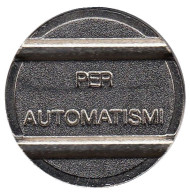 Per automatismi. Жетон торгового автомата, Италия. Per automatismi. Жетон торгового автомата, Италия.