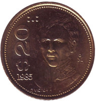 Монета 20 песо. 1985 год, Мексика. UNC Гуадалупе Виктория. Монета 20 песо. 1985 год, Мексика. UNC Гуадалупе Виктория.