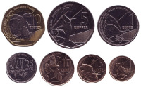 Набор монет Сейшельских островов (7 штук). 2016 год, Сейшельские острова.