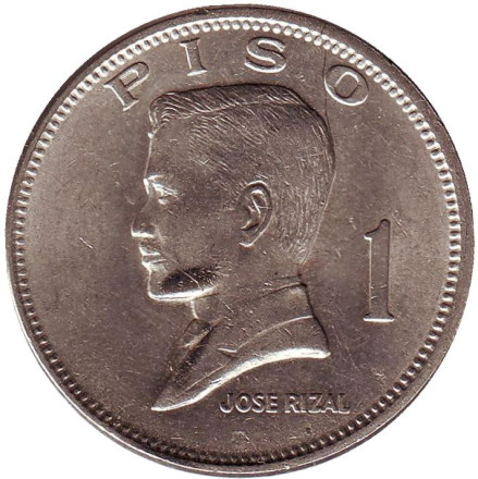 Монета 1 песо. 1974 год, Филиппины. XF.