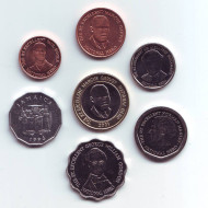Набор монет (7 штук). 1996-2008 гг, Ямайка. Набор монет (7 штук). 1996-2008 гг, Ямайка.
