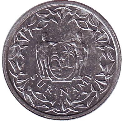 Монета 1 цент. 1984 год, Суринам. Монета 1 цент. 1984 год, Суринам.