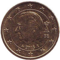 Монета 10 центов. 2013 год, Бельгия.