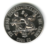 Монета 1 песо, 1981 год, Куба. Бокс. XIV Центральноамериканские и Карибские игры. Монета 1 песо, 1981 год, Куба. Бокс. XIV Центральноамериканские и Карибские игры.