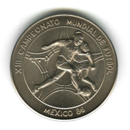 Монета 1 песо, 1986 год, Куба. Чемпионат мира по футболу в Мексике (1986). Монета 1 песо, 1986 год, Куба. Чемпионат мира по футболу в Мексике (1986).