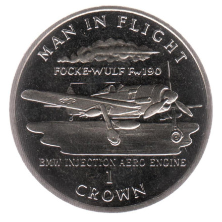 monetarus_isleOfMan_1crown_ManInFlight_Focke-WulfFW190_1995_1.jpg