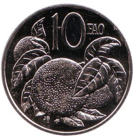 ФАО. Апельсин. Монета 10 центов. 1979 год, Острова Кука. 