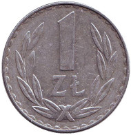 Монета 1 злотый. 1978 год, Польша. MW. Монета 1 злотый. 1978 год, Польша. MW.