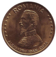 Монета 50 лей. 1991 год, Румыния. aUNC. Александру Ион Куза. Монета 50 лей. 1991 год, Румыния. aUNC. Александру Ион Куза.