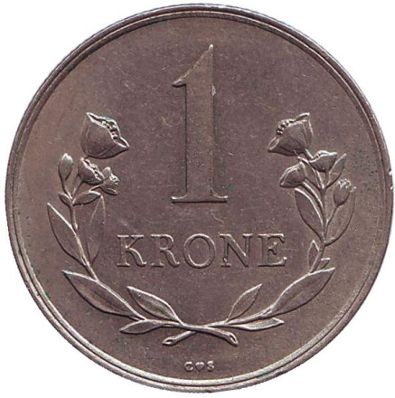 Монета 1 крона. 1964 год, Гренландия.