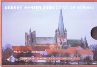 Набор монет Норвегии в буклете (5 шт). 2006 год, Норвегия. Набор монет Норвегии в буклете (5 шт). 2006 год, Норвегия.