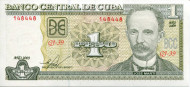 Банкнота 1 песо. 2009 год, Куба. Банкнота 1 песо. 2009 год, Куба.