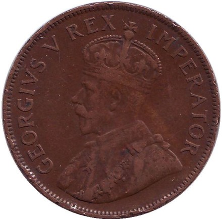 Монета 1 пенни. 1934 год, Южная Африка. Корабль "Дромедарис". Монета 1 пенни. 1934 год, Южная Африка. Корабль "Дромедарис".