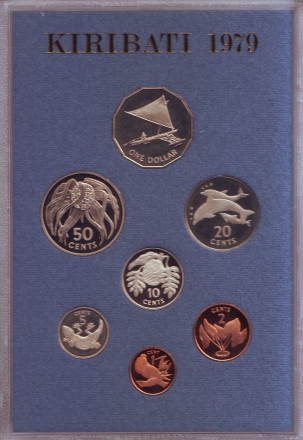Набор монет Кирибати (7 шт.), 1979 год. Proof.