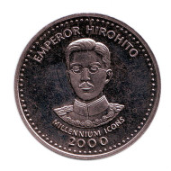 Император Хирохито. 25 шиллингов, 2000 год, Сомали. Император Хирохито. 25 шиллингов, 2000 год, Сомали.
