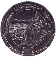 Полоннарува. Округа Шри-Ланки. Монета 10 рупий. 2013 год, Шри-Ланка. 