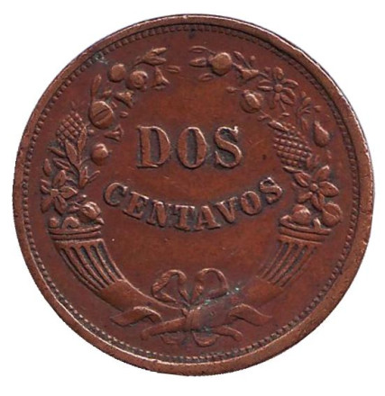 Монета 2 сентаво. 1939 год, Перу.