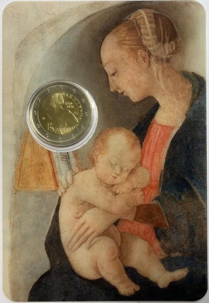 Монета 2 евро. 2020 год, Сан-Марино. 500 лет со дня смерти Рафаэля. Монета 2 евро. 2020 год, Сан-Марино. 500 лет со дня смерти Рафаэля.