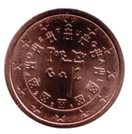 Монета 2 цента. 2012 год, Португалия.