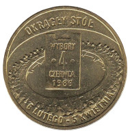 Монета 2 злотых, 2009 год, Польша. Выборы 4 июня 1989 года. Монета 2 злотых, 2009 год, Польша. Выборы 4 июня 1989 года.