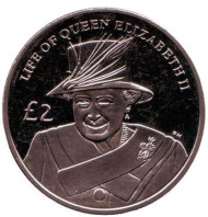 Монета 2 фунта. 2012 год, Южная Георгия и Южные Сандвичевы острова. Жизнь королевы Елизаветы II. Монета 2 фунта. 2012 год, Южная Георгия и Южные Сандвичевы острова. Жизнь королевы Елизаветы II.