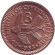 Монета 3 милля. 1955 год, Кипр. aUNC. Рыбка. Монета 3 милля. 1955 год, Кипр. aUNC. Рыбка.