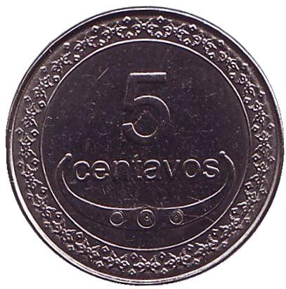 Монета 5 сентаво. 2011 год, Восточный Тимор. Стебли риса. Монета 5 сентаво. 2011 год, Восточный Тимор. Стебли риса.