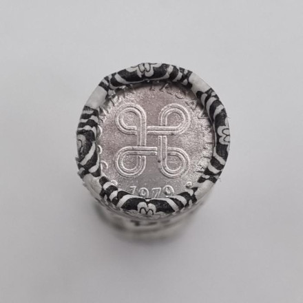 Монета 1 пенни. 1979 год, Финляндия. Ролл 50 штук.