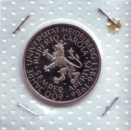 Монета 5 марок. 1986 год, ФРГ. 600 лет Гейдельбергскому университету. Proof. Монета 5 марок. 1986 год, ФРГ. 600 лет Гейдельбергскому университету. Proof.